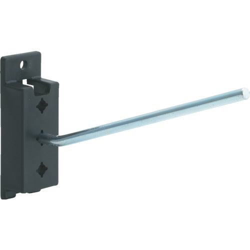 ＴＲＵＳＣＯ　パンチングパネル用フックバー　傾斜１本タイプ　Ａ型ベース