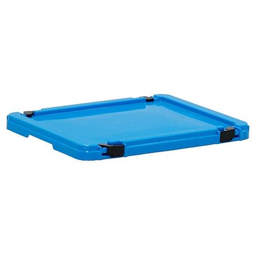 ｙａｚａｋｉ　ポリテナー　ＰＴ−１４／ＰＴ−２１／ＰＴ−２８用ロック付き蓋　ＰＴ−２８Ｌ　ＳＥＴ　ブルー
