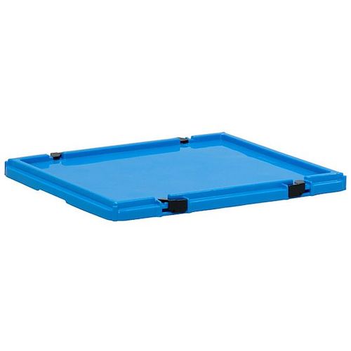 ｙａｚａｋｉ　ポリテナー　ＰＴ−７５用ロック付き蓋　ＰＴ−７５Ｌ　ＳＥＴ　ブルー