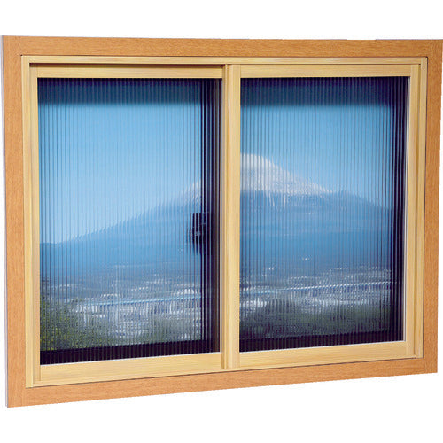 光　簡易内窓フレームレールセット　小窓用　木目