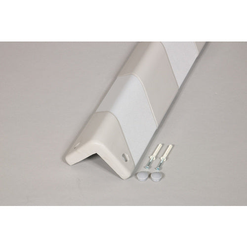 ＣＡＲ−ＢＯＹ　ＰＵクッションＬ字型１ｍ　ライトグレー／ホワイト