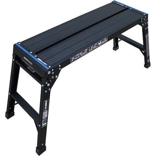 アルインコ　足場台　３００×８８１ｍｍ　高さ０．８ｍ　最大使用質量１００ｋｇ