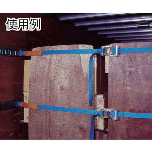 TESAC ラッシングベルト ベルト荷締機ラチェットバックル式（両端ナローフック付）