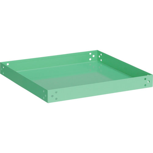 ＴＲＵＳＣＯ　ツールワゴン　ラビットワゴン用棚板　３６０Ｘ３６０　ヤンググリーン