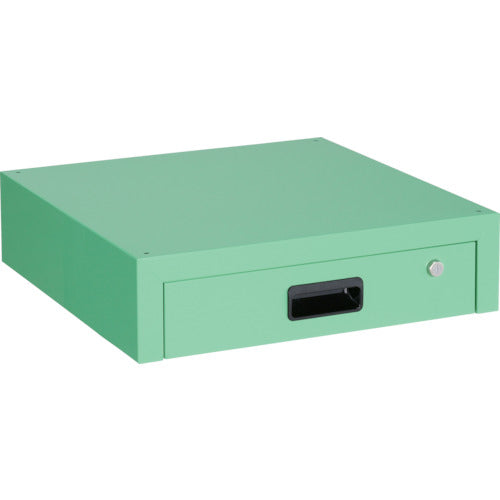 ＴＲＵＳＣＯ　ツールワゴン　ラビットワゴン用引出１段　５００Ｘ５００　ヤンググリーン