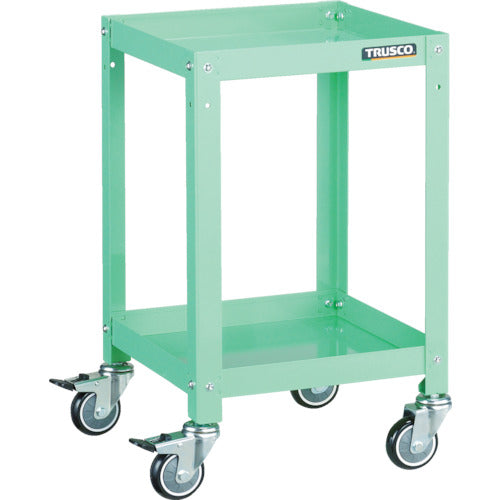 ＴＲＵＳＣＯ　ツールワゴン　ラビットワゴン　３６０Ｘ３６０　ウレタン車輪　ヤンググリーン