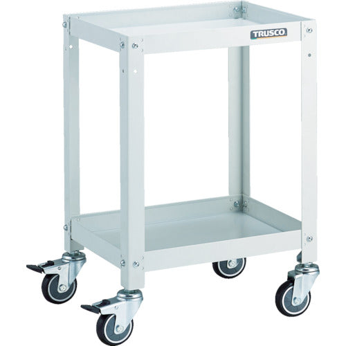 ＴＲＵＳＣＯ　ツールワゴン　ラビットワゴン　４００Ｘ３５０　ウレタン車輪　ホワイト