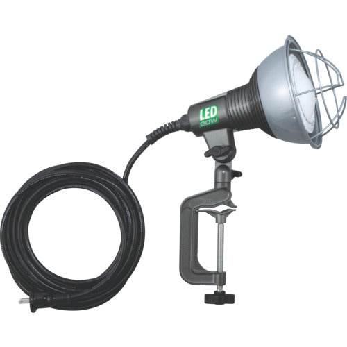 ハタヤ　ＬＥＤ作業灯　２０Ｗ電球色広角タイプ　電線１０ｍ