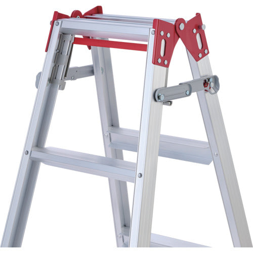 ハセガワ　アルミはしご兼用脚立　ステップ幅広タイプ　ＲＳー０９（１０８８０）