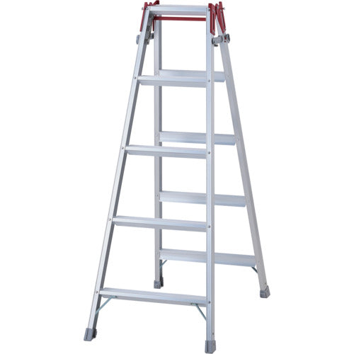 ハセガワ　アルミはしご兼用脚立　ステップ幅広タイプ　ＲＳー１５（１０８８２）