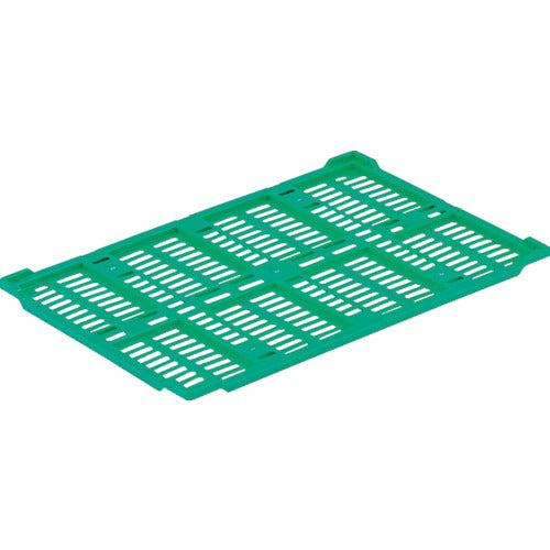 ＲＩＳＵ　折りたたみコンテナ　４７８７３９　ＲＳコンテナーＲＳ－Ｍ２２蓋　緑