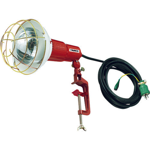 ＴＲＵＳＣＯ　アース付投光器　ポッキンプラグ付コード５ｍ　３００Ｗ