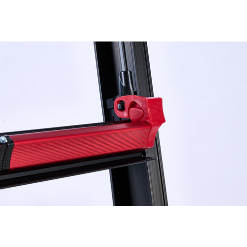 ハセガワ　脚部伸縮脚立　シャガマン　ブラック　６段（１０７６１）