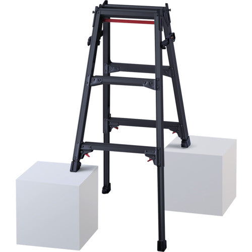 ハセガワ　ハシゴ兼用伸縮脚立（ブラックレーベル）ＲＹＺＢ−０９ａ（１０９０８）