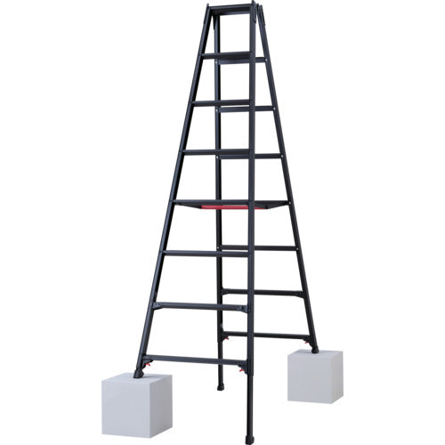 ハセガワ　伸縮脚立（ブラックレーベル）ＲＹＺＢ−２４ａ（１０９１３）