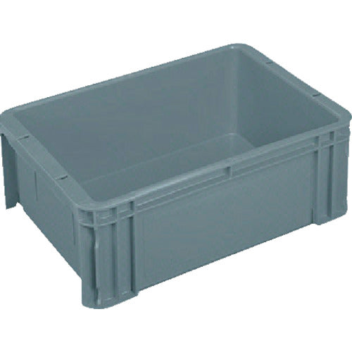 ヒシ　Ｓ型コンテナ有効内寸３４０×２３０×１２８ｍｍ　グレー