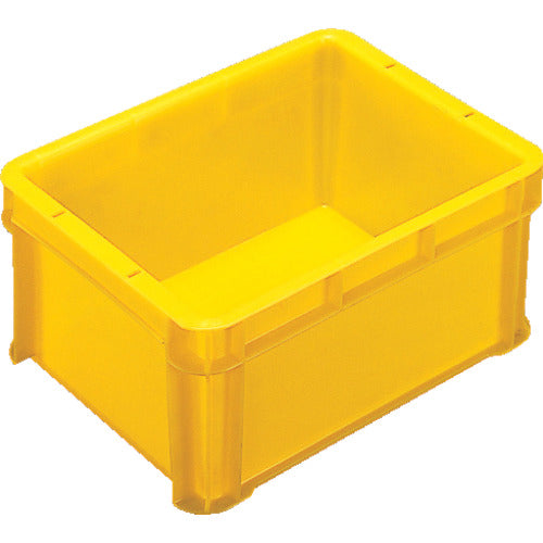 ヒシ　Ｓ型コンテナ有効内寸３０７×２３２×１４７ｍｍ　黄