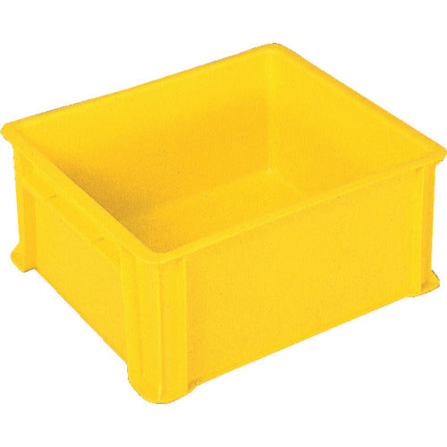 ヒシ　Ｓ型コンテナ有効内寸３２７×２８７×１５２ｍｍ　黄