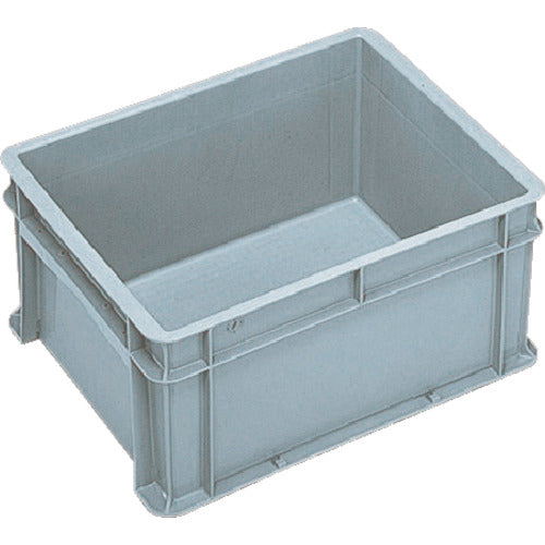 ヒシ　Ｓ型コンテナ有効内寸３９６×３０５×１９９ｍｍ　グレー