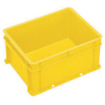 ヒシ　Ｓ型コンテナ有効内寸３９６×３０５×１９９ｍｍ　黄