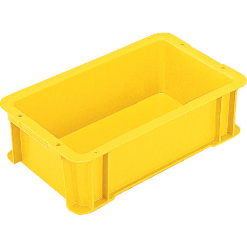 ヒシ　Ｓ型コンテナ　有効内寸２７７×１５６×９０ｍｍ　黄