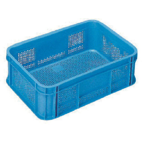 ヒシ　ＳＢ型コンテナ（メッシュタイプ）　Ｗ５１６×Ｄ３５９×Ｈ１６１　青　青