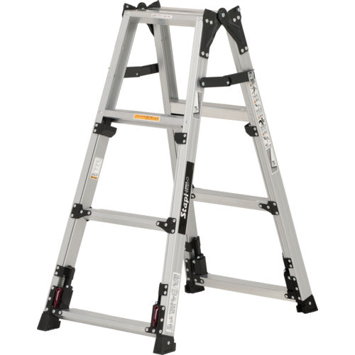ＰｉＣａ　上部操作式四脚アジャスト式はしご兼用脚立スタッピーＳＣＮ型