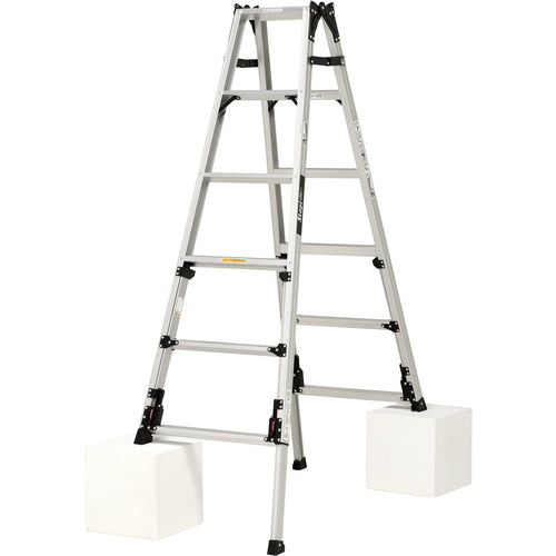 ＰｉＣａ　上部操作式四脚アジャスト式はしご兼用脚立スタッピーＳＣＮ型