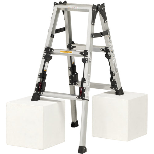 ＰｉＣａ　上部操作式四脚アジャスト式はしご兼用脚立スタッピーＳＣＮ型