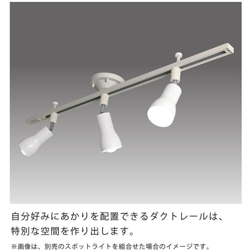 ＨｏｔａｌｕＸ　ライティングダクトレール　鋼板本体（白色）　レール長１４９０ｍｍ　ＳＤ−１５０２Ｌ６Ａ