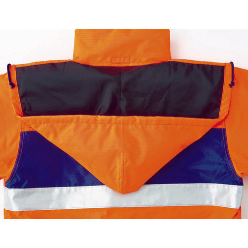 ミドリ安全　高視認性　防水帯電防止防寒コート　イエロー　５Ｌ