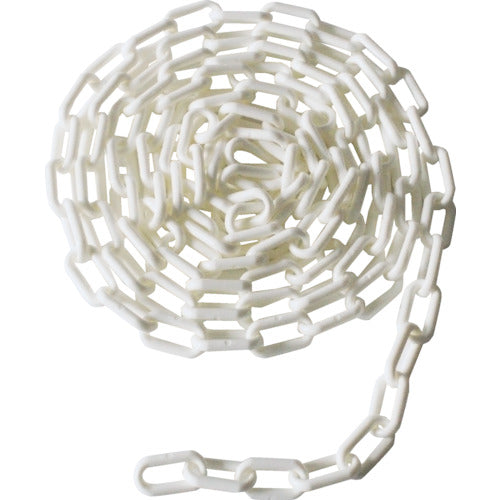 ミツギロン　プラチェーン６ｍｍ３ｍカット白　ＳＦ−６５−Ｗ