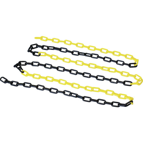 ミツギロン　プラチェーン６ｍｍ３ｍカット黄黒　ＳＦ−６５−ＹＢ