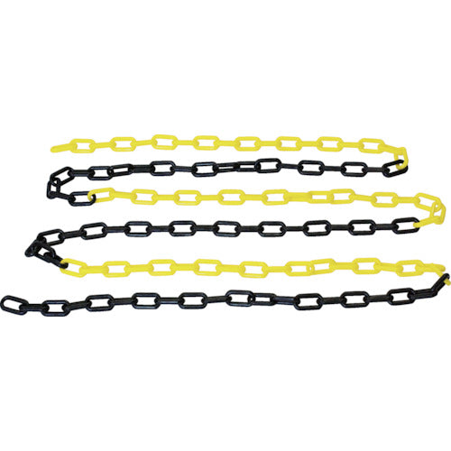 ミツギロン　プラチェーン６ｍｍ３ｍカット黄黒　ＳＦ−６５−ＹＢ