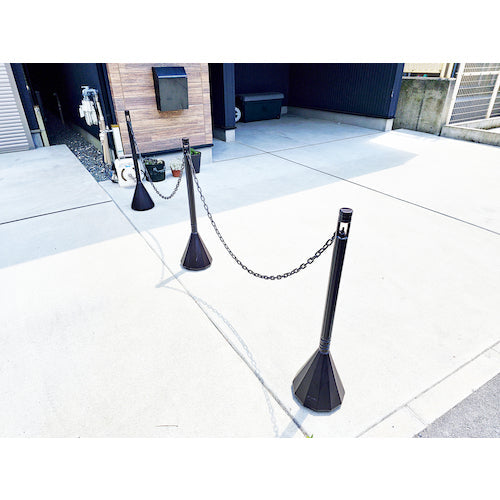 ミツギロン　スマートチェーンポール　ダークブラウン