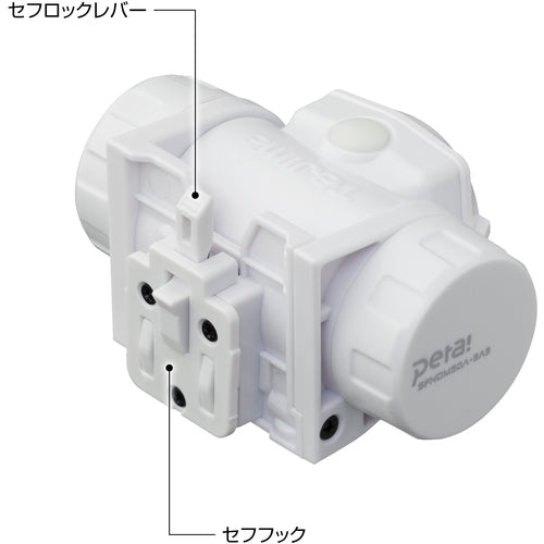 タジマ　ヘッドライト　セフヘッドライト　ＭＤ　５００ｌｍ　大径照射ホワイト　電池式