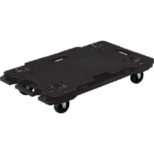 サンコー　樹脂製平台車　８０２４６２　サンキャリー６８３９　ブラック