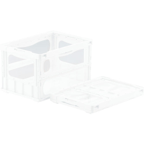 サンコー　折りたたみコンテナー　５５９１２０　マドコンライトＯ－５０Ｂホワイト