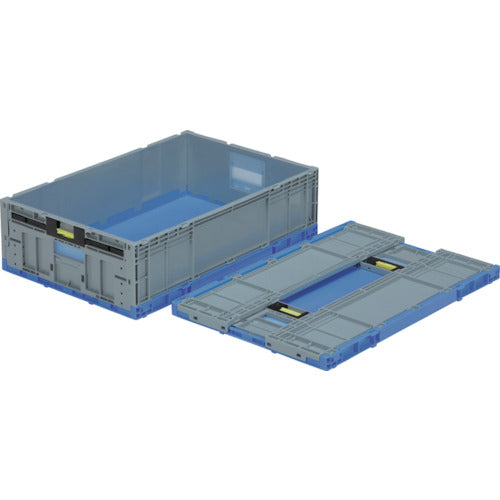 サンコー　折りたたみコンテナー　５５８４６０　オリコンＥＰ３９Ｂ－ＳＷブルー／ライトグレー