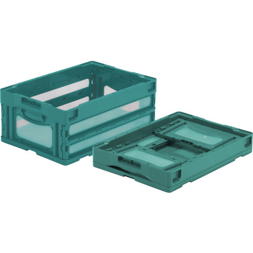 サンコー　折りたたみコンテナー　５５９０５０　マドコンＯ－３０Ｂグリーン