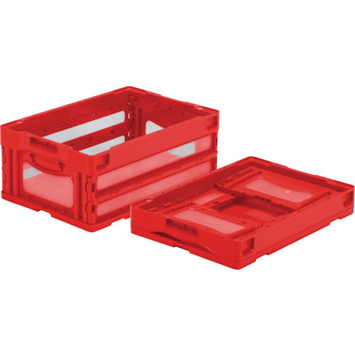 サンコー　折りたたみコンテナー　５５９０５０　マドコンＯ－３０Ｂレッド