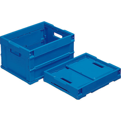 サンコー　折りたたみコンテナー　５５７３９０　オリコンＰ２０Ｂ（２）青