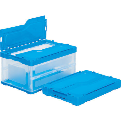 サンコー　フタ一体型折りたたみコンテナー　５５８９８０　サンクレットオリコンＦ４１Ｂ