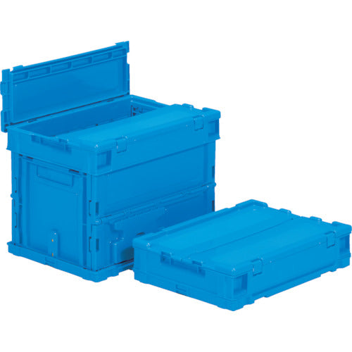 サンコー　フタ一体型折りたたみコンテナー　５５８９３０　サンクレットオリコンＰ１９Ｂ－Ｂ　容量１８．９Ｌ