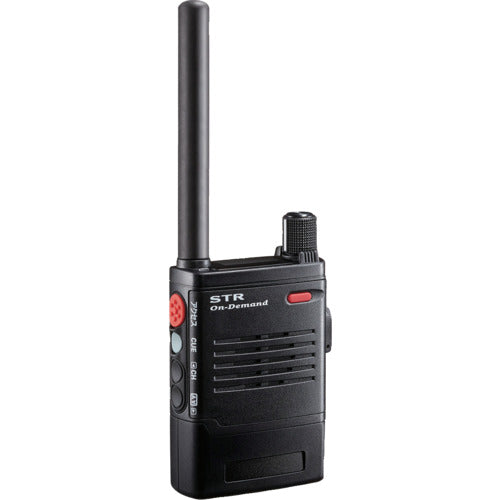 八重洲無線　ヘビーデューティーＳＴＲオンデマンドインカム　特定小電力トランシーバー　ブラック　「詳細設定タイプ」