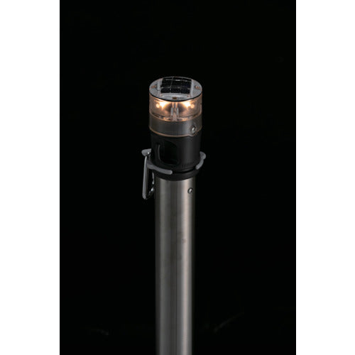 テラモト　ＬＥＤライト付きチェーンスタンド　アルミチェーン点滅灯