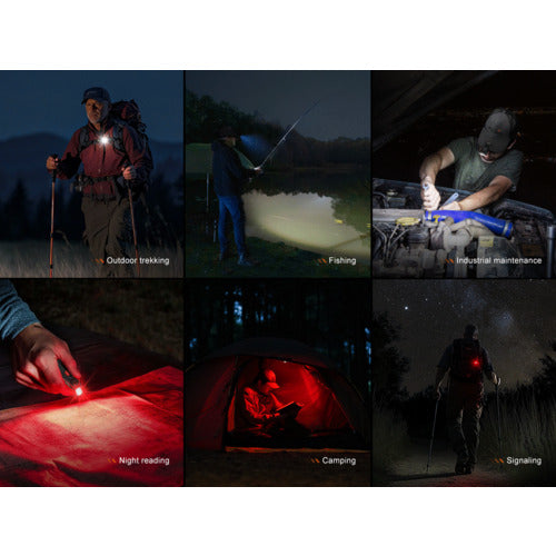 ＦＥＮＩＸ　充電式　ＬＥＤクリップオンライト（赤色ライト）