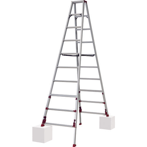 ＰｉＣａ　上部操作式四脚アジャスト式専用脚立　ＳＸＪ型