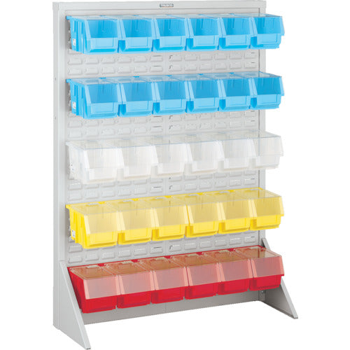 ＴＲＵＳＣＯ　パネルコンテナラック　９１０Ｘ３２０ＸＨ１２４０　中Ｘ３０　フタ付