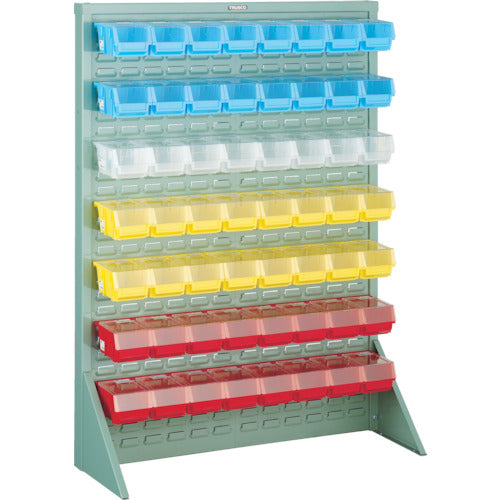 ＴＲＵＳＣＯ　パネルコンテナラック　蓋付　緑